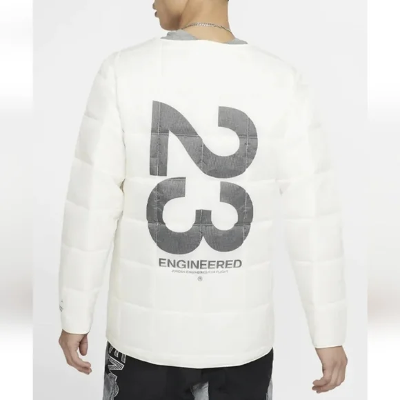 Nike Jordan 23 Engineered printed 2 in 1 Mens parka. Size M - Picture 3 of 10